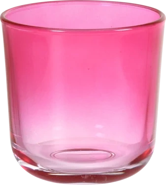 Lysholder Glass 81x72,5mm Ouri Fuchia
