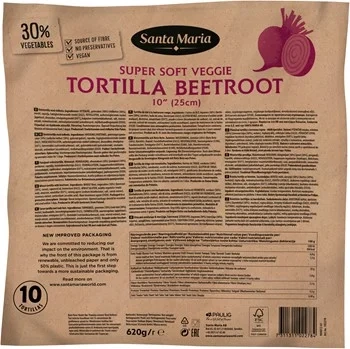 Tortilla Beetroot 10'' (25cm)