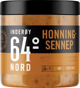 Honningsennep 250ml Inderøy 64° Nord