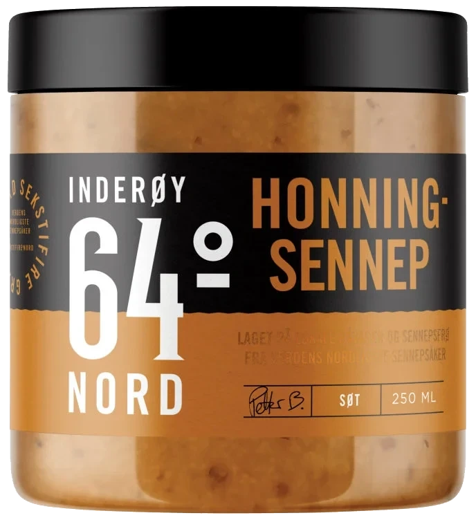 Honningsennep 250ml Inderøy 64° Nord