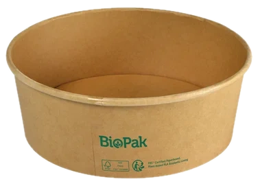 Skål Ronda Bred+ Papp/pla Brun 1300ml