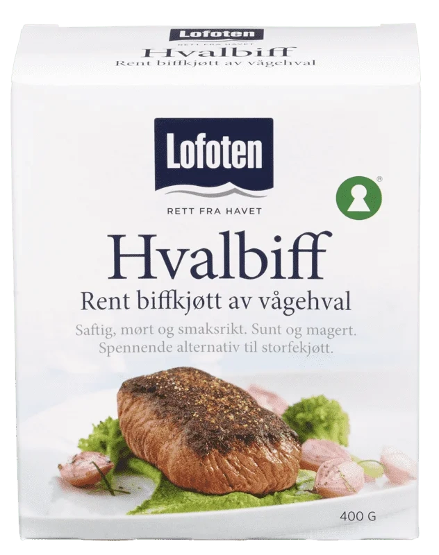 Lofoten Hvalbiff Frossen 400g