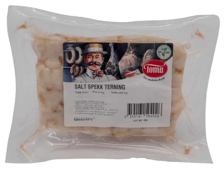 Spekk i Terninger Ca250g Toma Mat