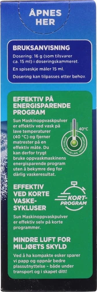 Maskinoppvaskpulver