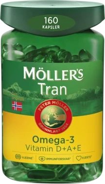 Möller's Trankapsler 160stk