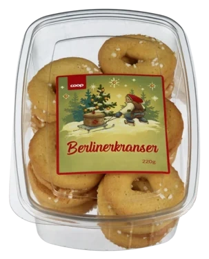 Coop Berlinerkranser 220g