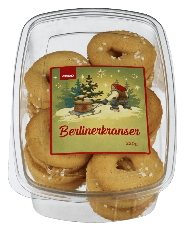 Coop Berlinerkranser 220g
