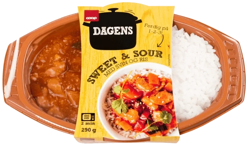 Coop Dagens Sweet & Sour med Svin & Ris 290g