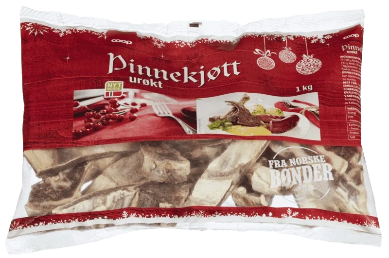 Coop Urøkt Pinnekjøtt av Lam 1kg