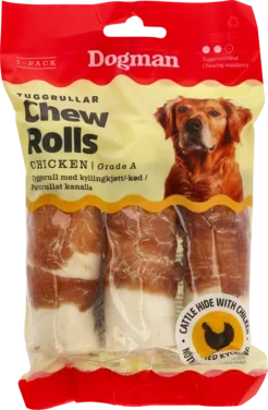 Tyggerull Kylling 3pk Dogman