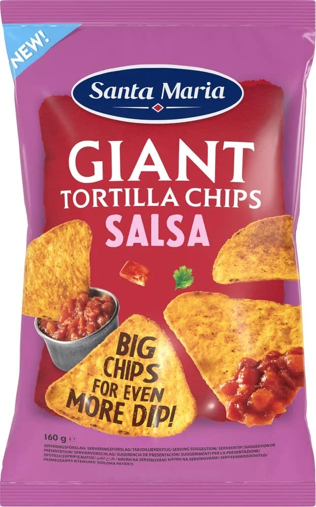 Giant Tortilla Chips Salsa