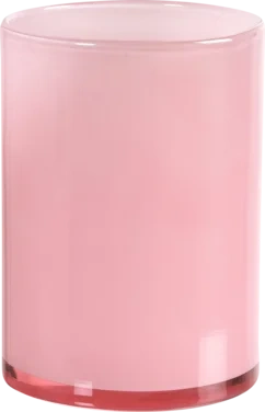 Lysholder Glass 115x85mm Silky Pink