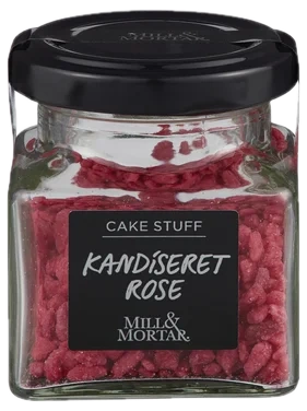 Rose Kandisert 40g Mill & Mortar