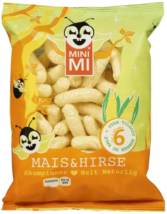 Skumpinner Mais&Hirse 6mnd 40g Minimi