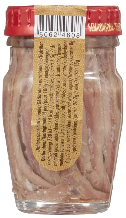 Ansjosfilet Italiensk 80g Caracucina