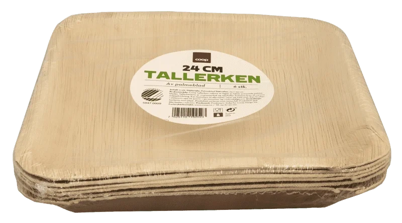 Coop Tallerken Nature 24cm 6pk