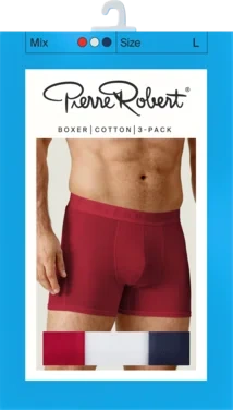 Boxer Cotton Men X3 Vm Mix L Pierre Robert