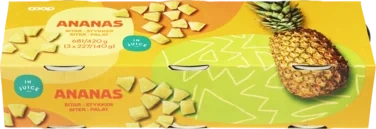 Pineapple chunks in NJ 3-pack, Choice quality