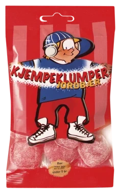 Kjempeklumper Pose Jordbær