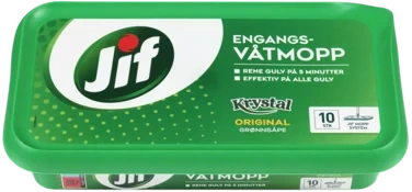 Jif Engangsvåtmopp Krystal Original 10stk