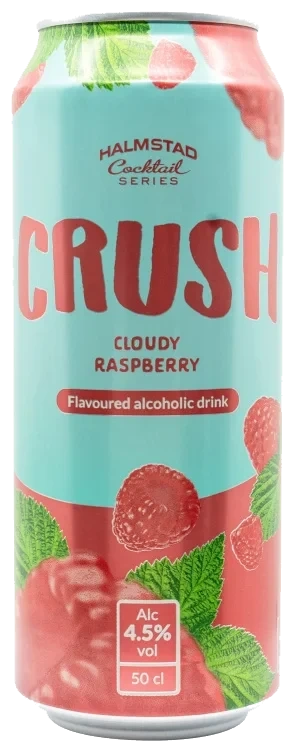 Halmstad Crush Cloudy Raspberry 50cl 4.5%