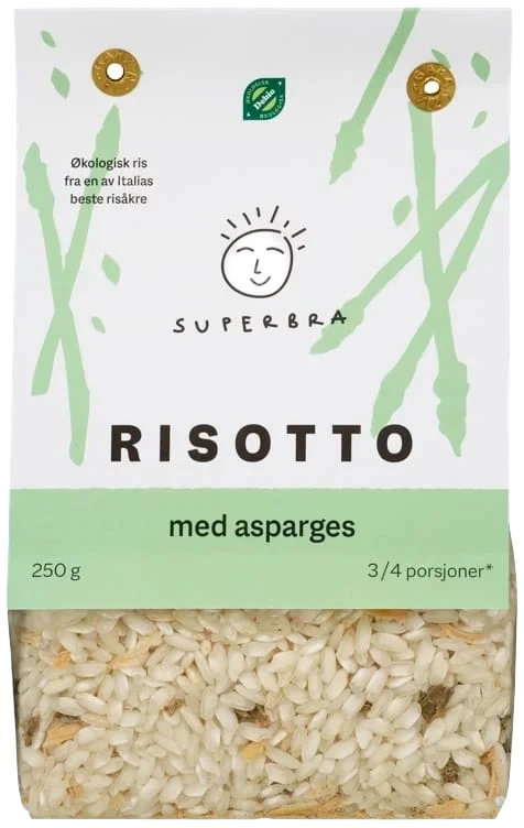 Risotto m/Asparges Økol 250g Superbra