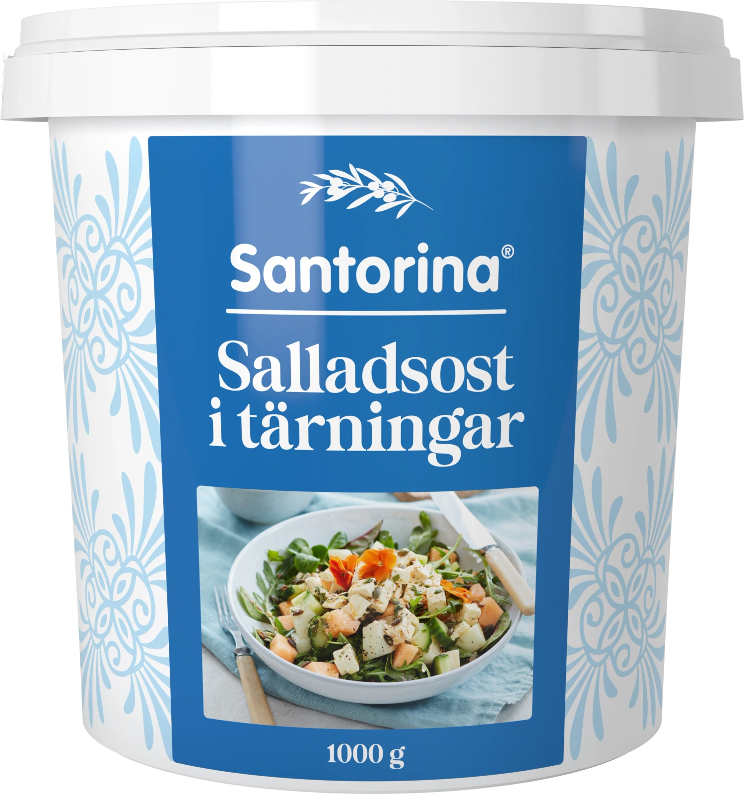 Salladsost i tärningar