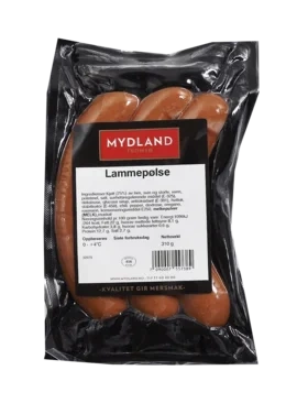 Lammepølse 310g 3pk Mydland