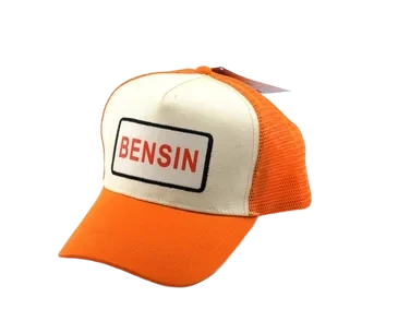 Trucker Caps Bensin Orange/ Beige