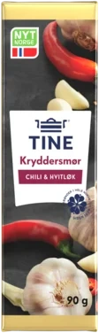 Grillsmør Chili og Hvitløk 90g Tine