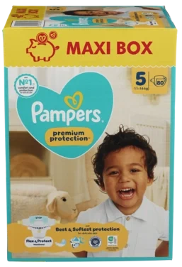 Bleier Prem Prot S5 11-16kg 80stk Pampers