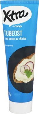 Tubeost med Smak av Skinke 150g Xtra