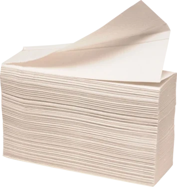 Håndtørk Abena Care-ness Excellent Plus 2-lags W-fold 32x20,5cm 8cm Hvit Nyfiber