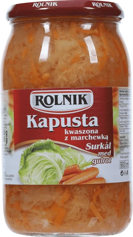Surkål med morot 500g Rolnik