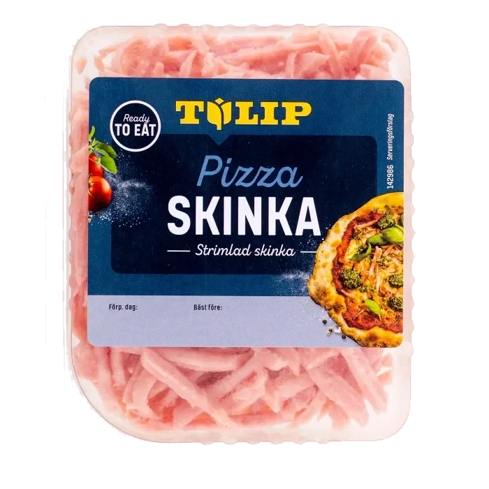 Pizzaskinka strimlad 140g Tulip