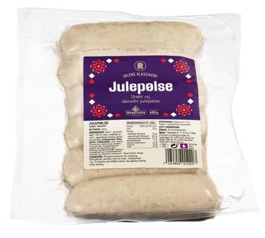 Julepølse Urøykt Skinnfri 600g
