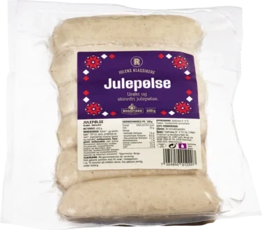 Julepølse Urøykt Skinnfri 600g