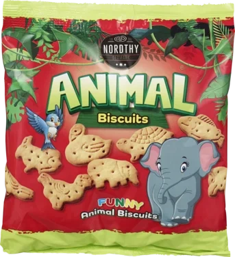 Nordthy Animals Plain Biscuits 200g