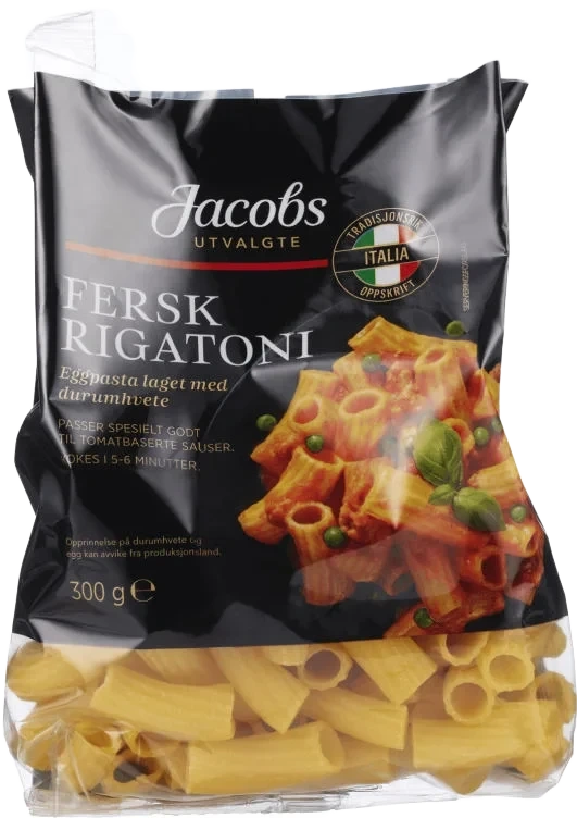 Rigatoni Fersk 300g Jacobs Utvalgte