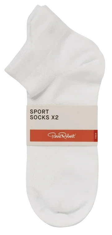 Sport Ankle Socks X2 White 37-40