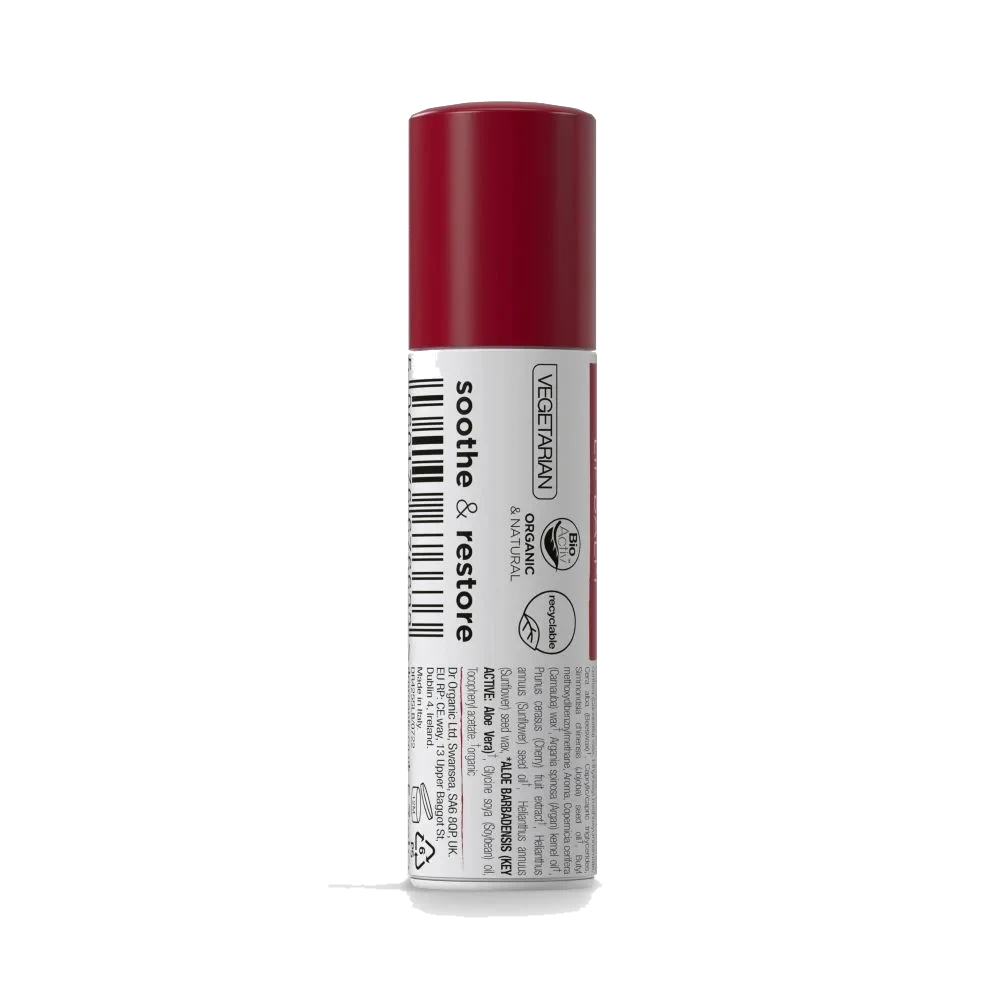 Dr. Organic Aloe Vera Cherry Lip Balm