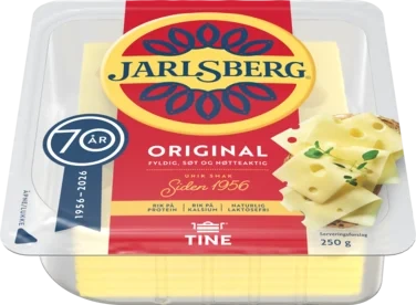 Jarlsberg 27% skivet 250g Tine