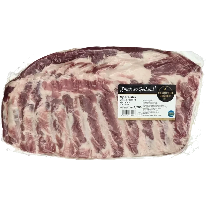 Spareribs Färsk ca 1,2kg Smak av Gotland