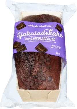 Sjokoladekake m/Sjokoladebiter 270g Mesterbakeren