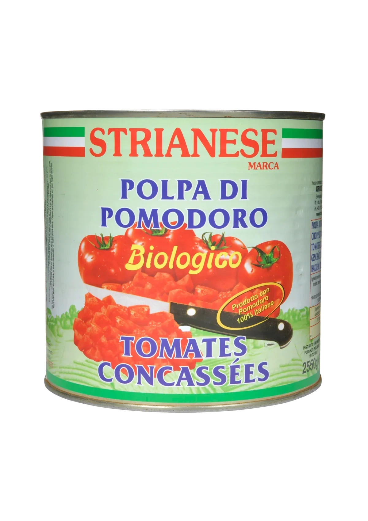Hermetiske tomater fra Italia økologisk 2,55kg