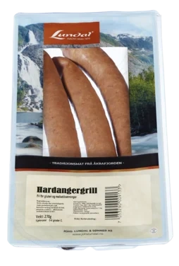 Hardangergrill Grov Grillpølse 270g Lundal