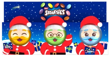 Smarties Julefigurer 3pk 55.5g