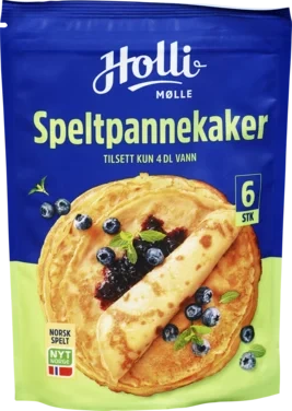 Speltpannekaker 200g, Holli Mølle