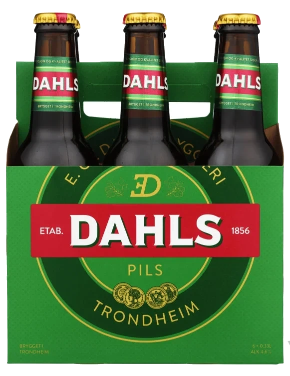 Dahls Pils 0,33lx6 flaske