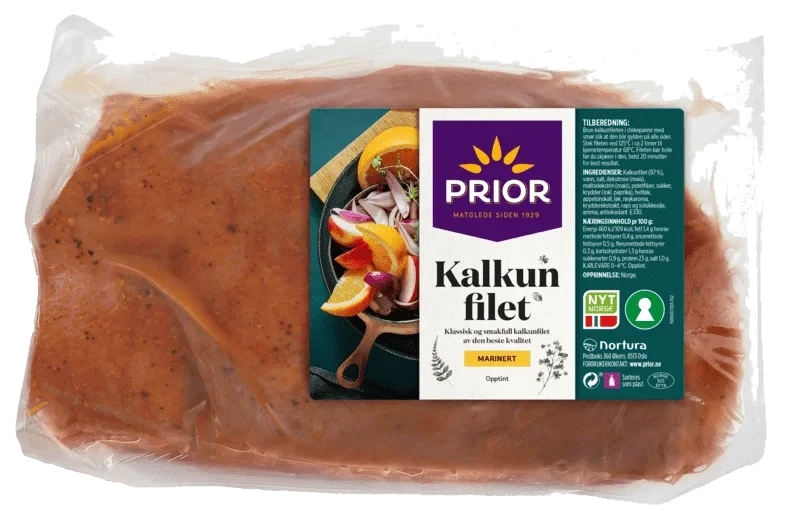 Prior Kalkunfilet Appelsin ca 1,5kg